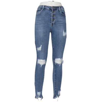 Spijkerbroek (Blauw) van Redial Katoen, Elastaan, Polyester