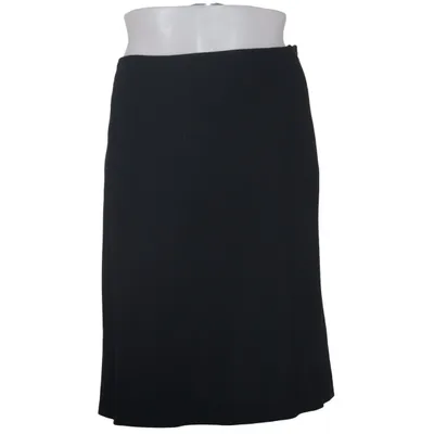 Skirt (Black) from Giorgio Armani Silk, Wool