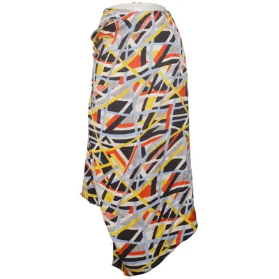 Omlottkjol (Flerfärgad) från Topshop Boutique Polyester, Viskos