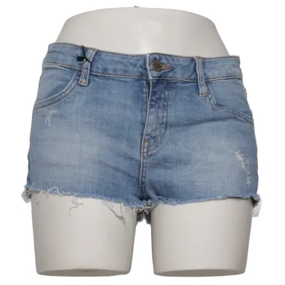 Denim shorts (Daisy) from Topshop Moto Cotton, Elastane