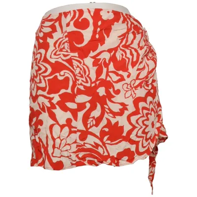 Wrap skirt (Red, White) from Reserved Viscose