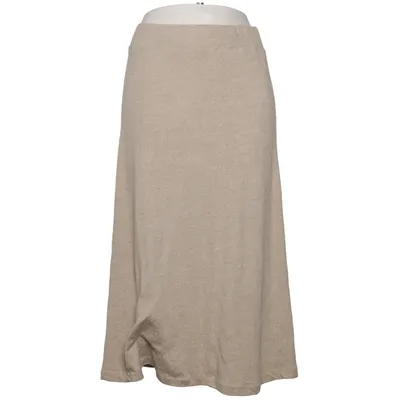 Rok (Beige) van Grüne Erde Katoen, Linnen