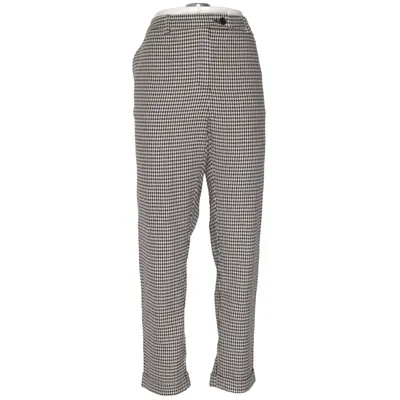 Pants (Black, White) from Ambria Elastane, Polyester, Viscose