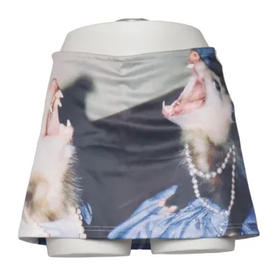 Rok (Meerkleurig) van Cherry Kitten Elastaan, Polyester