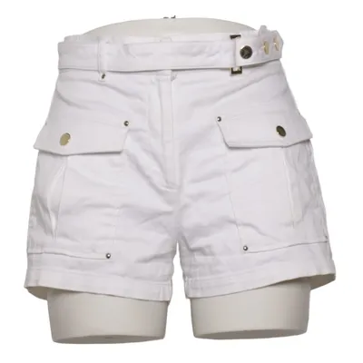 Korte broek (Wit) van Studio F Katoen, Elastaan, Polyester