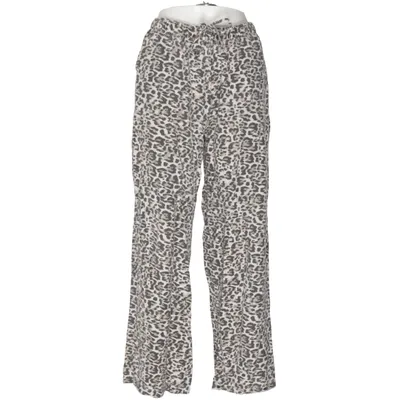 Pants (Gray) from Stradivarius Cotton, Linen, Viscose