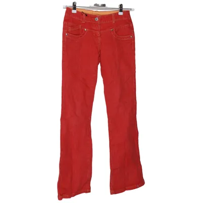 Jeans (Rød) fra EDC by ESPRIT Bomuld, Elastan