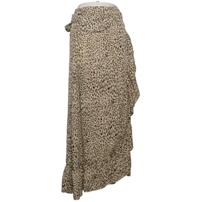 Jupe portefeuille (Beige, Noir) de Ambika Trend Polyester