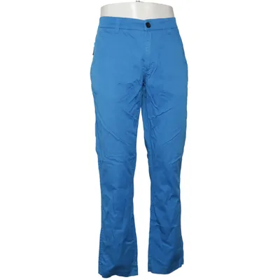 Hose (Blau) von Four D Baumwolle, Elasthan