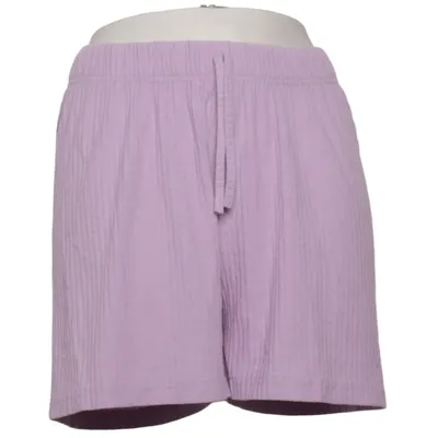 Pyjamasshorts (Lila) från Fleur Bomull, Elastan