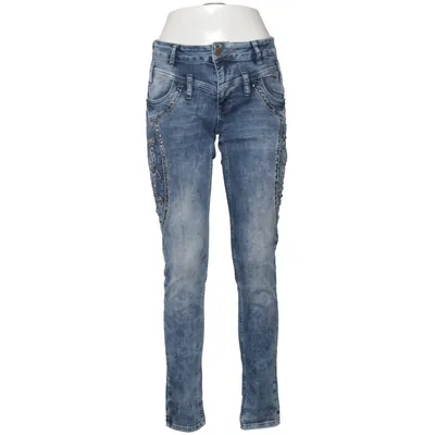 Spijkerbroek (Blauw) van Trendy Katoen, Elastaan