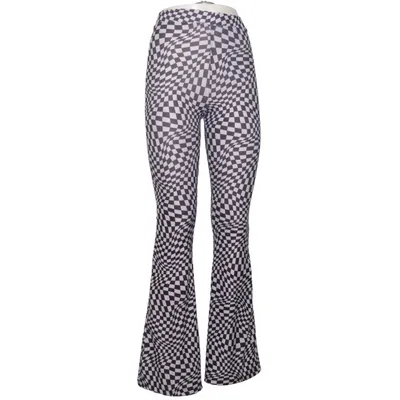 Pants (Black, White) from FB Sister Elastane, Polyester