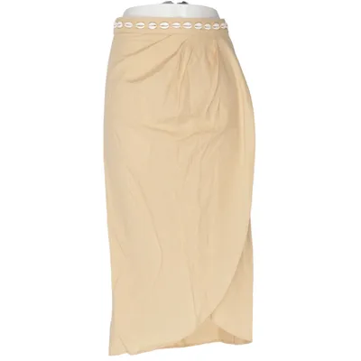 Strandnederdel (Beige) fra Zara Bomuld, Linned