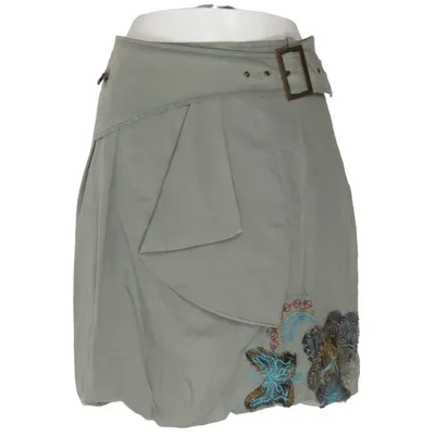 Skirt (Green) from Desigual Cotton