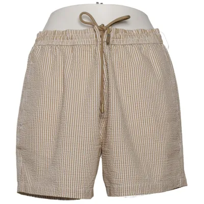 Badeshorts (Beige, Hvid) fra Zara Bomuld, Polyester
