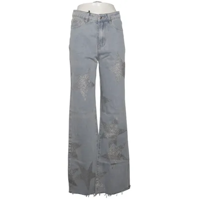 Jeans (Blå, Sølv) fra Loavies Bomuld, Polyester