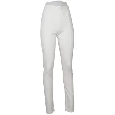 Pants (White) from Riva Elastane, Polyester, Viscose
