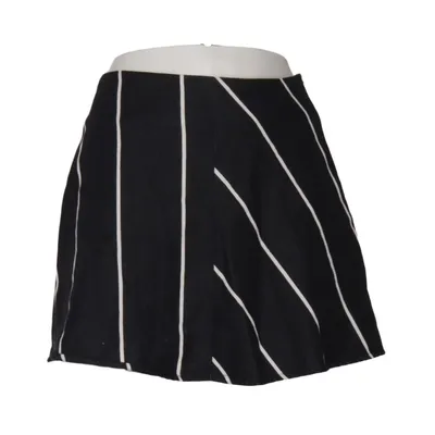 Skirt (Black, White) from Mango Casual Cotton, Polyester