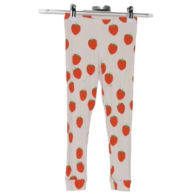 Leggings (Hvid, Rød) fra Mini Rodini Bomuld, Elastan