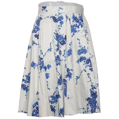 Jupe (Blanc, Bleu) de Closet London Coton, Élasthane