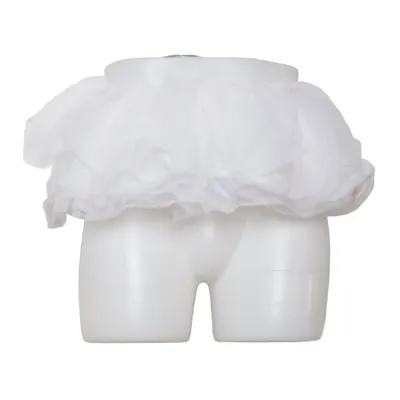 Tulle skirt (White) Cotton, Polyester