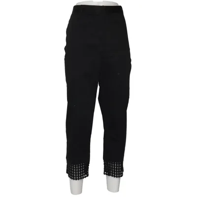 Pantalon (Noir) de Création L Coton, Élasthane, Polyester