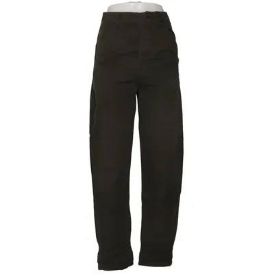 Pants (Green) from Massimo Dutti Cotton, Linen