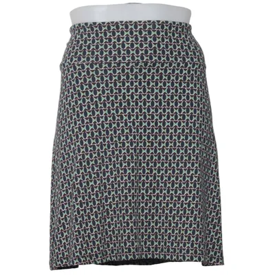 Nederdel (Blå, Grøn, Brun) fra King Louie Elastan, Viscose