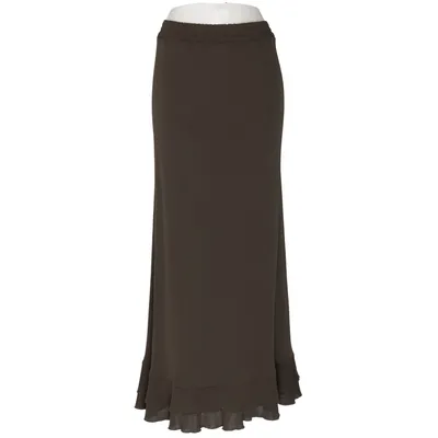 Maxi skirt (Green) from Simple Knitwear Acetate, Polyamide