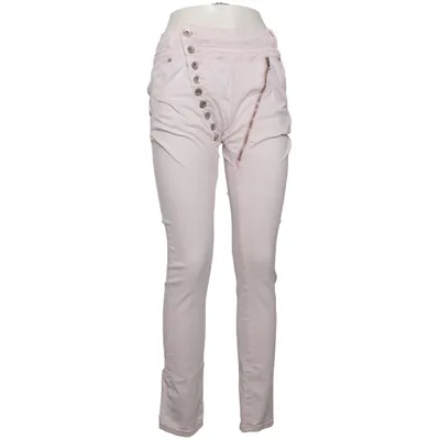 Jeans (Pink) fra Mozzaar Bomuld, Elastan
