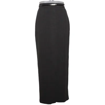 Maxi skirt (Gray) from Hirsch Elastane, Polyester, Viscose