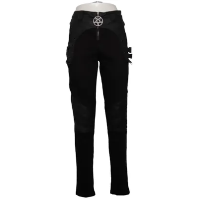 Jeans (Sort) fra Killstar Bomuld, Elastan, Polyester