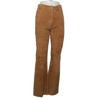 Leren broek (Bruin) van Joy Leer, Polyester