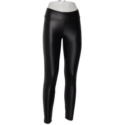 Leren broek (Zwart) van Rainbow
