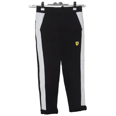 Pantalon de survêtement (Noir, Gris) de Scuderia Ferrari Coton