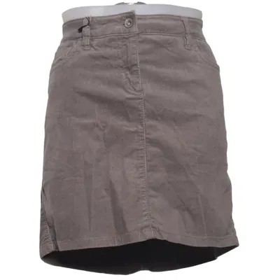 Skirt (Gray) from ESPRIT Cotton, Elastane