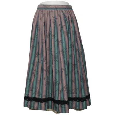 Dirndl (Grün, Beige, Schwarz) Baumwolle