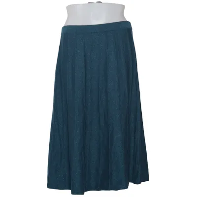Skirt (Blue) from Zilch Metallic fiber, Organic cotton, Wool