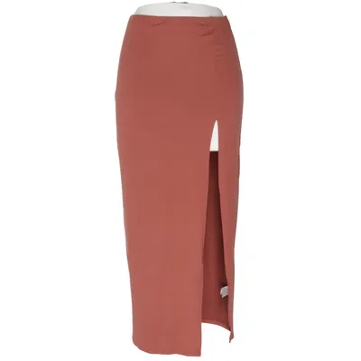 Långkjol (Brun) från Fashion Nova Elastan, Polyester