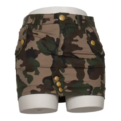 Skirt (Green, Brown, Beige) from Phard Cotton, Elastane