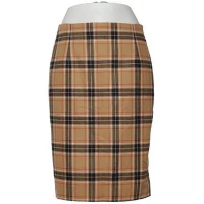 Nederdel (Beige, Sort, Orange) fra Hirsch Polyester, Uld