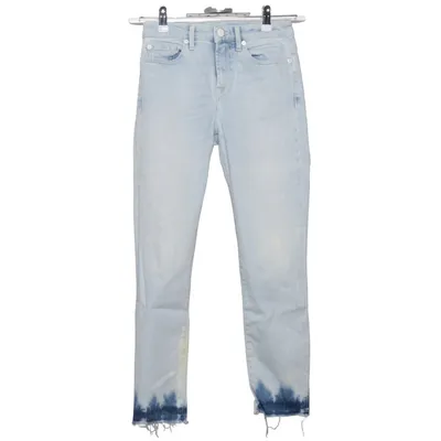Jeans (Blue, White) from 7 for All Mankind Cotton, Elastane