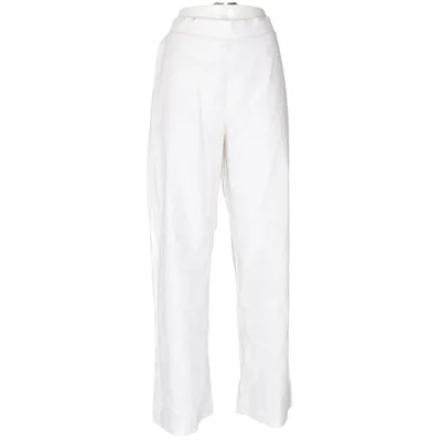 Pantalon patte d'éléphant (Blanc) de Hanro Coton