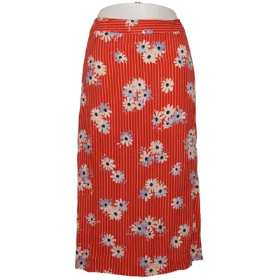 Långkjol (Röd, Flerfärgad) från Madewell Viskos