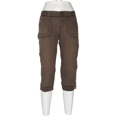 Cargo pants (Brown) from EDC by ESPRIT Cotton, Linen