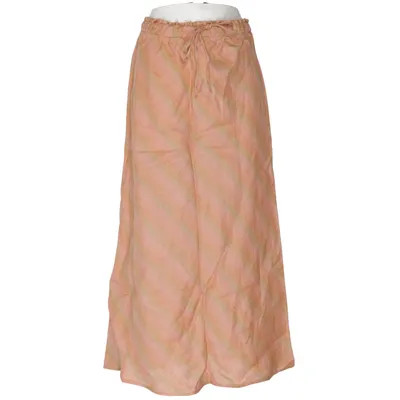 Maxi nederdel (Pink, Grøn) fra Zara Linned