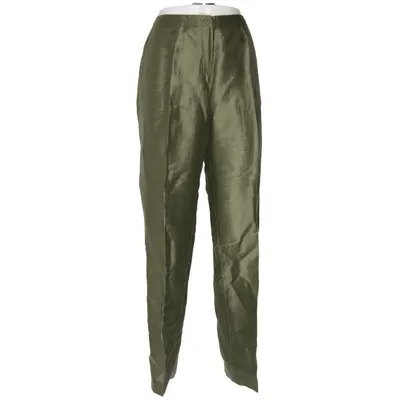Pantalon (Vert) de Franco Callegari Lin, Polyamide
