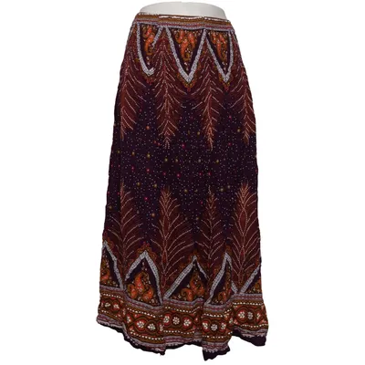 Maxi rok (Lila, Meerkleurig) van Vasa True Viscose