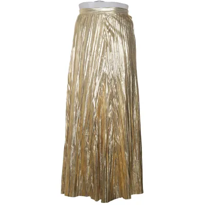 Kjol (Guldfärgad) från Anthropologie Polyester, Viskos