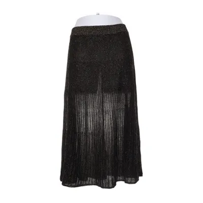 Skirt (Black, Gold) from Revelation Metallic fiber, Polyamide, Viscose